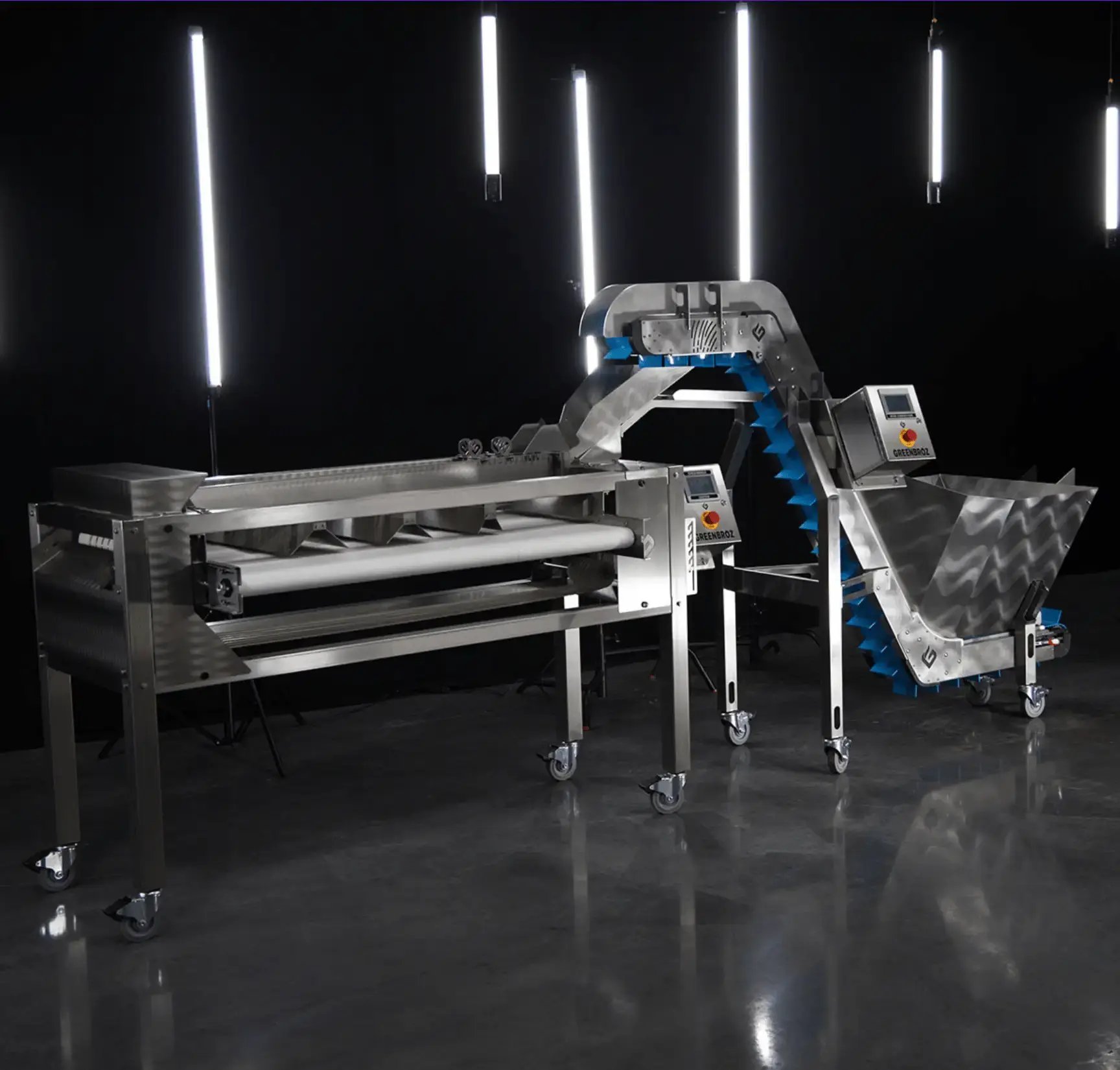 GreenBroz Rise-N-Sort automated sorting